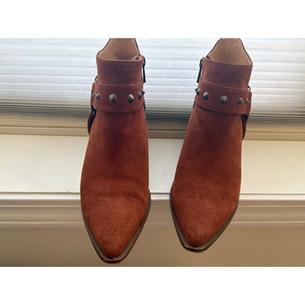 Jessica Simpson Zayrie Kentucky Mud Oiled Suede Boots Size 9M